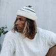 Load image into Gallery viewer, Striped Knit Beanie - Dusty Green