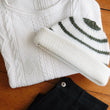 Load image into Gallery viewer, Striped Knit Beanie - Dusty Green