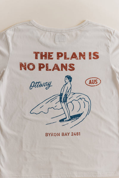 The Plan is No Plans T-Shirt - Beige