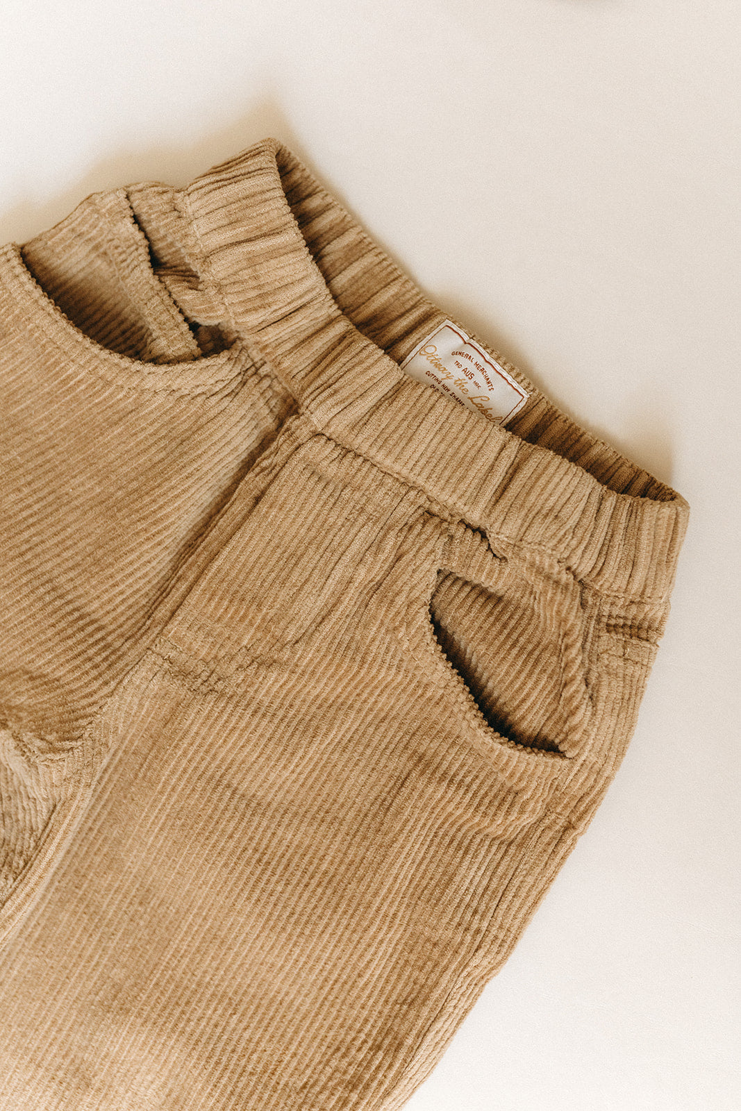 Dayton Unisex Brown Cord Pants - Kids