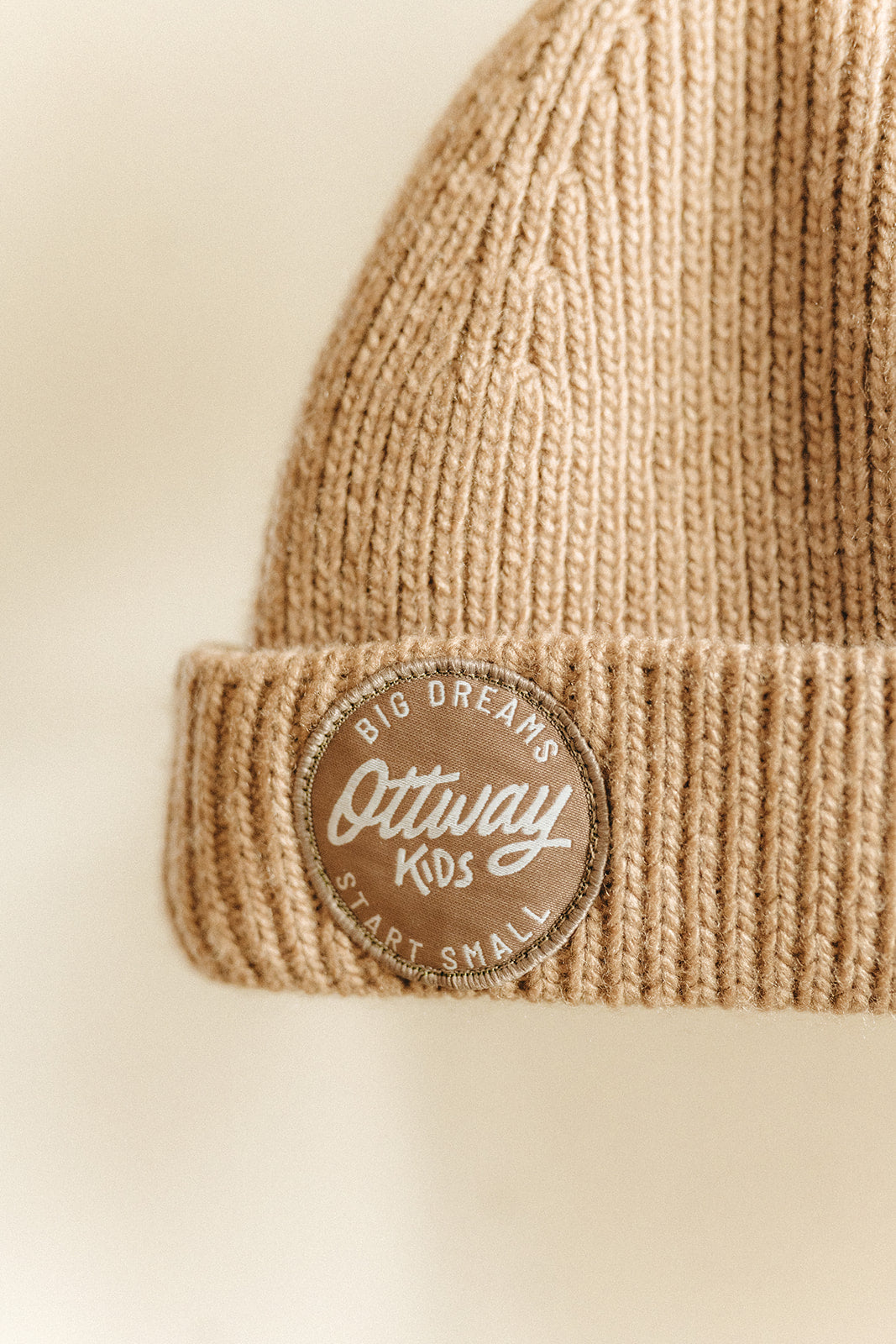Light Brown Beanie - Kids