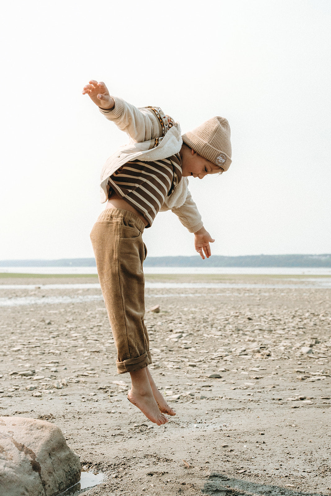 Dayton Unisex Brown Cord Pants - Kids