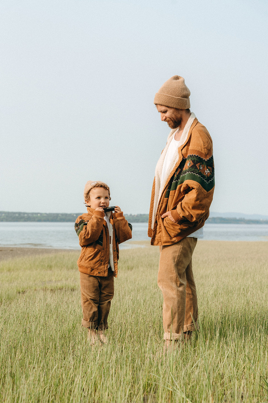 Dayton Unisex Brown Cord Pants - Kids