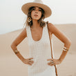Load image into Gallery viewer, Amal - Beige Textured Dress