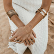 Load image into Gallery viewer, Amal - Beige Textured Dress