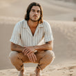 Load image into Gallery viewer, Tosman - Textured Short Sleeve Stripe Shirt