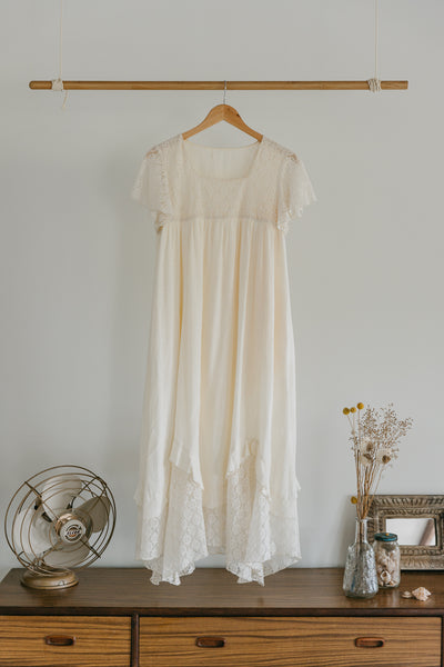 Allegra - Boho Lace Maxi Dress