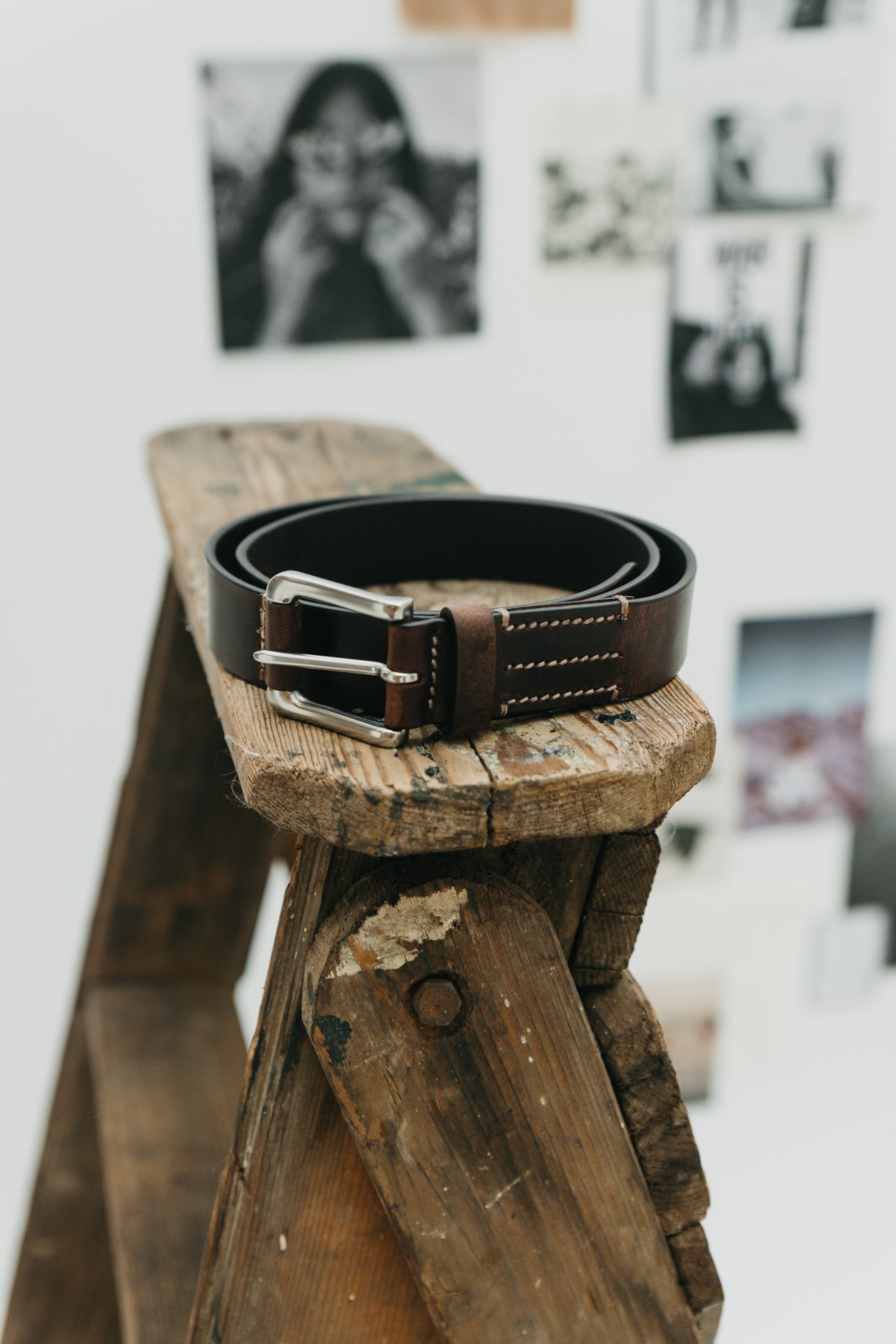 Tucker Brown Leather Belt