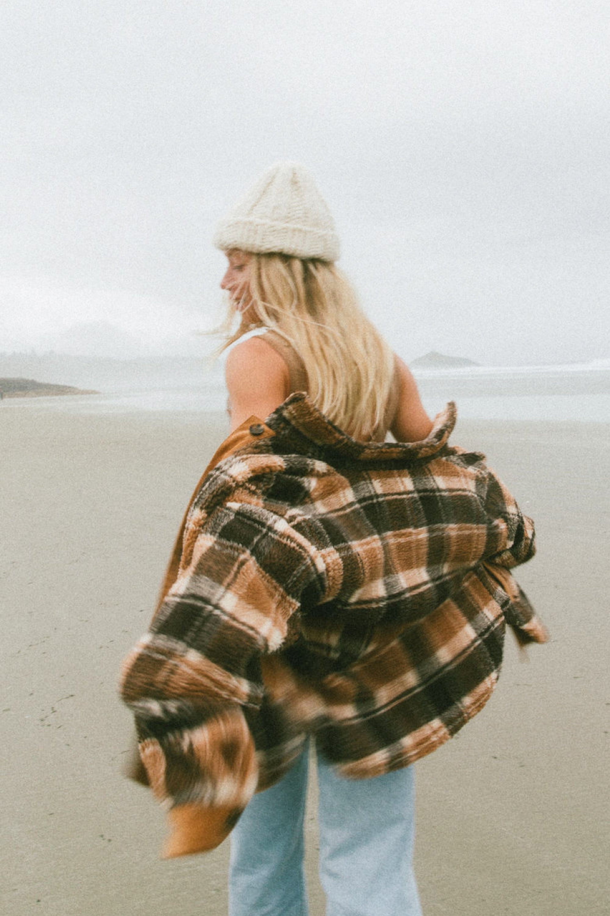 Foster - Flannel Sherpa Unisex Jacket