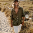 Load image into Gallery viewer, EASTON - GREEN SHIRT/JACKET