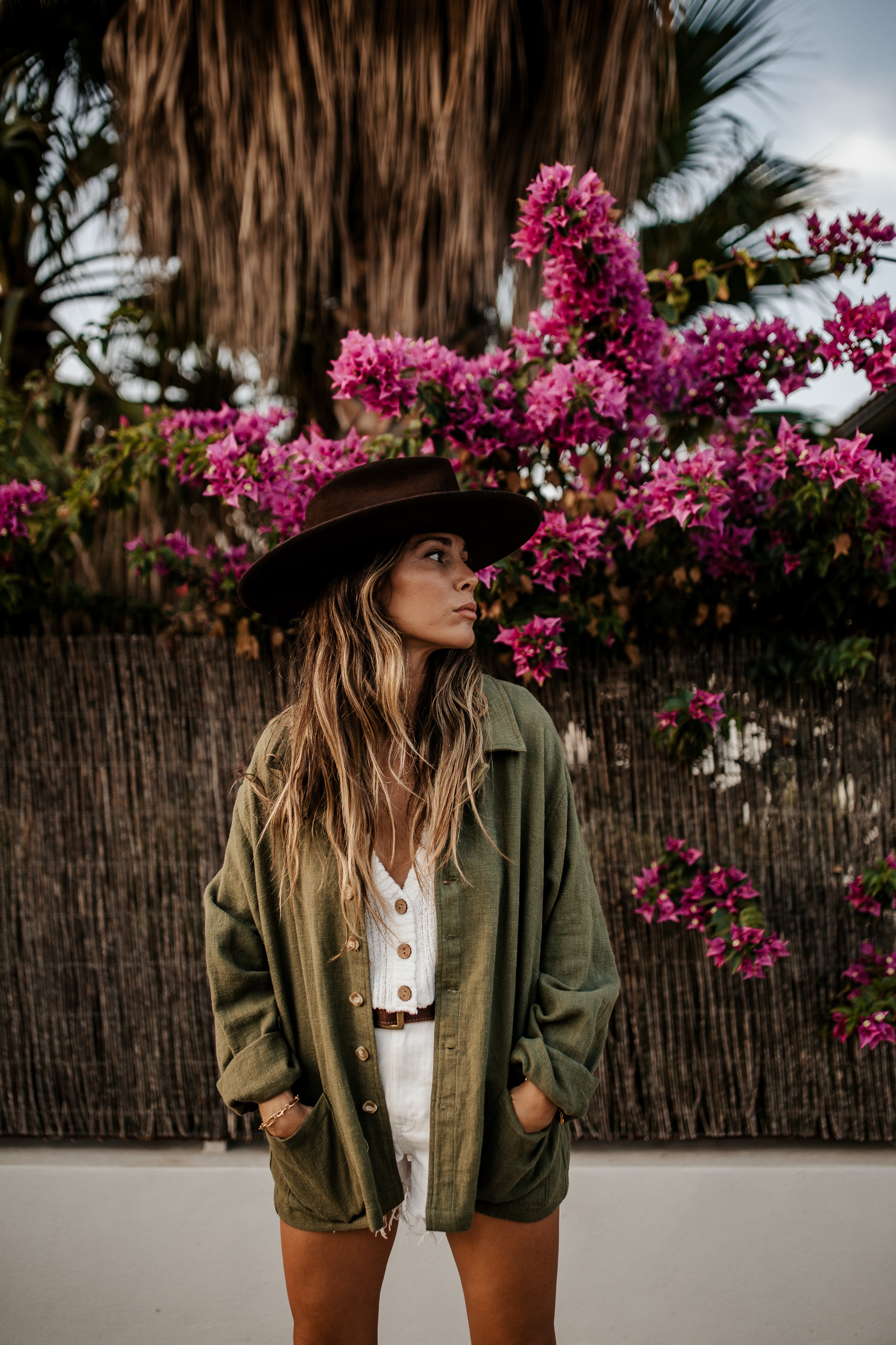 EASTON - WOMEN GREEN SHIRT/JACKET