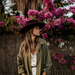 Load image into Gallery viewer, EASTON - WOMEN GREEN SHIRT/JACKET