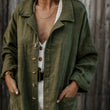 Load image into Gallery viewer, EASTON - WOMEN GREEN SHIRT/JACKET
