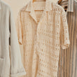 Load image into Gallery viewer, Talis - Unisex Crochet Short Sleeve Shirt