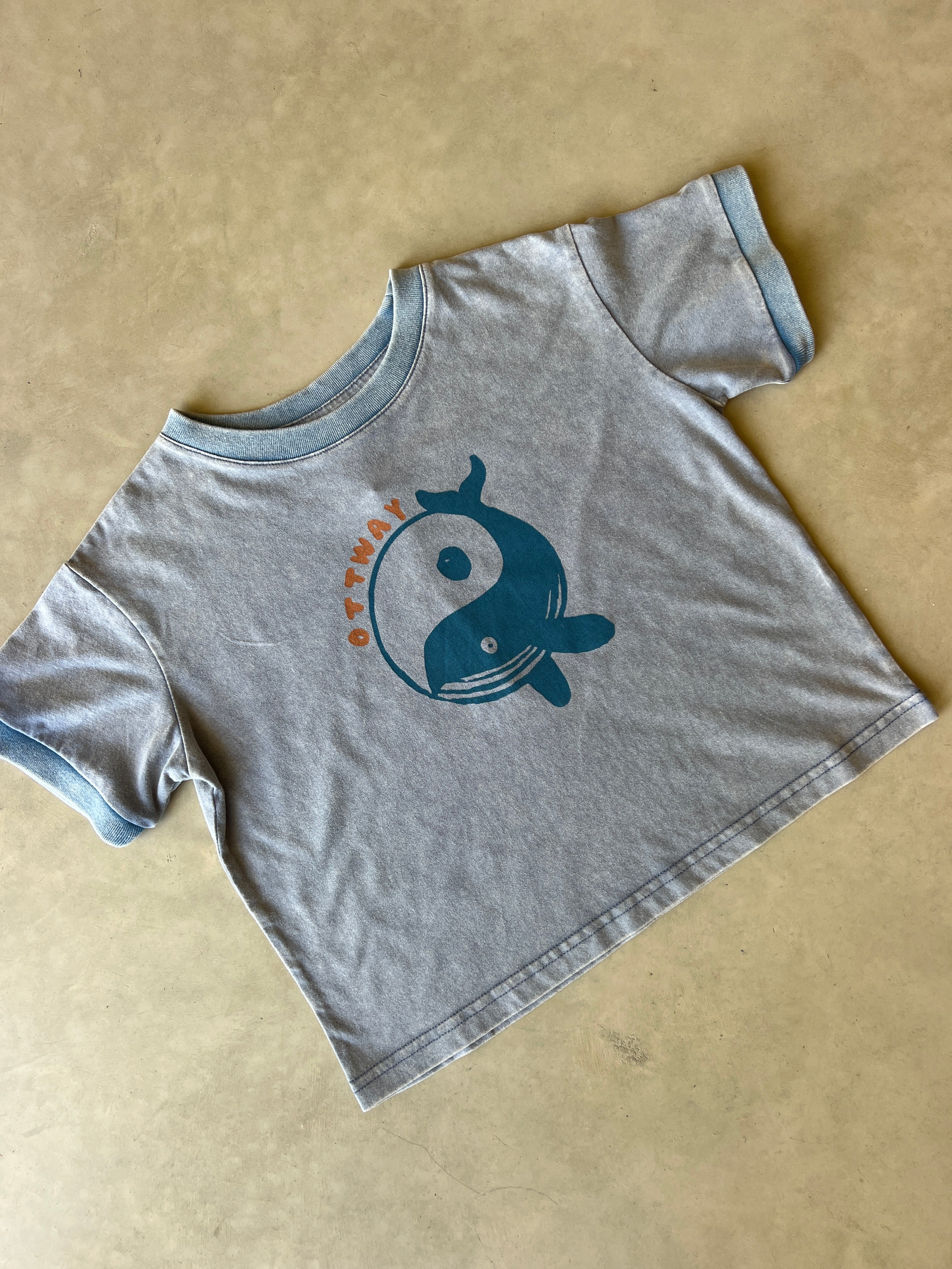 Ocean Pals Washed Blue T-Shirt - Kids