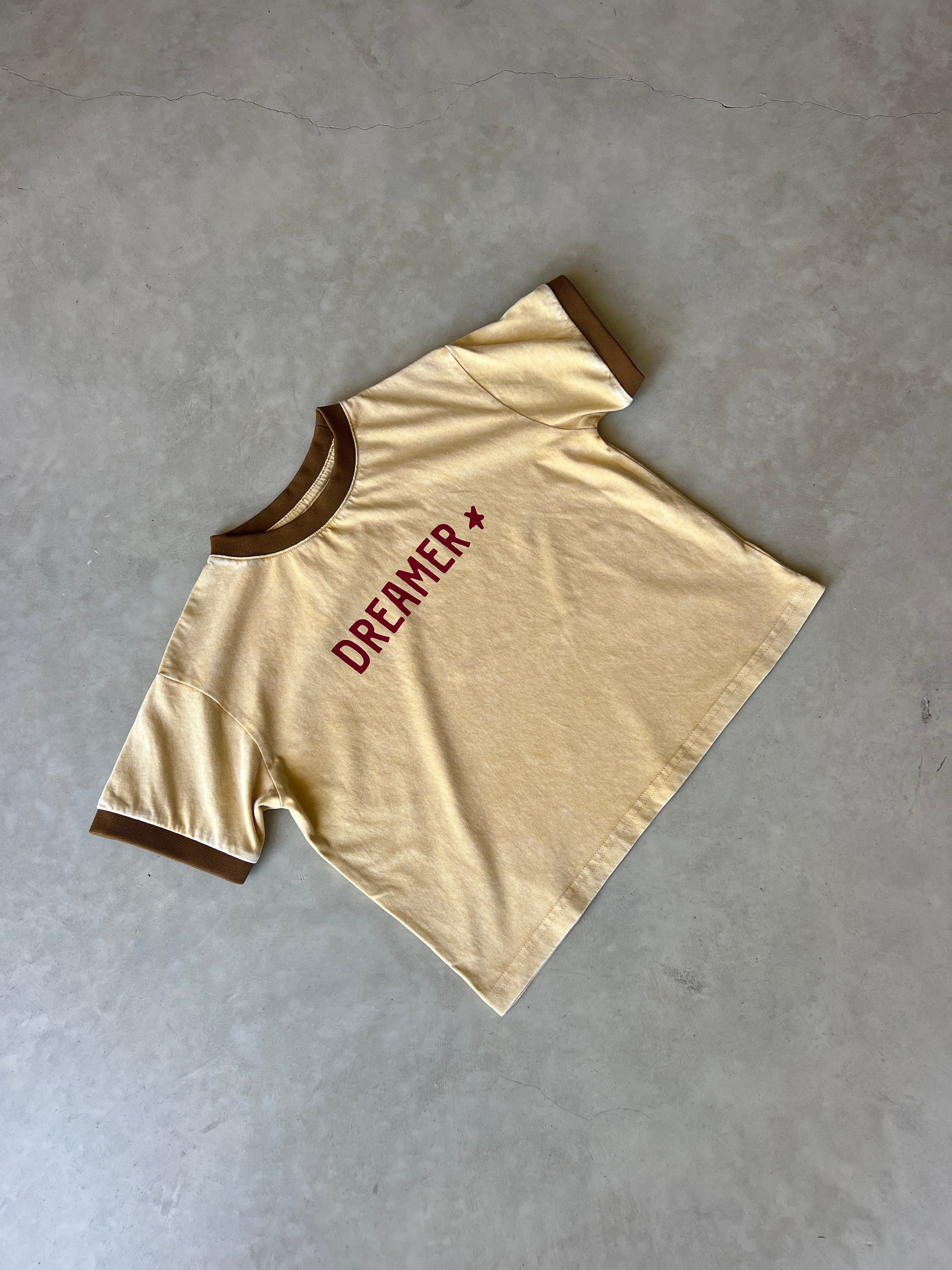 Dreamer Soft Mustard T-Shirt - Kids