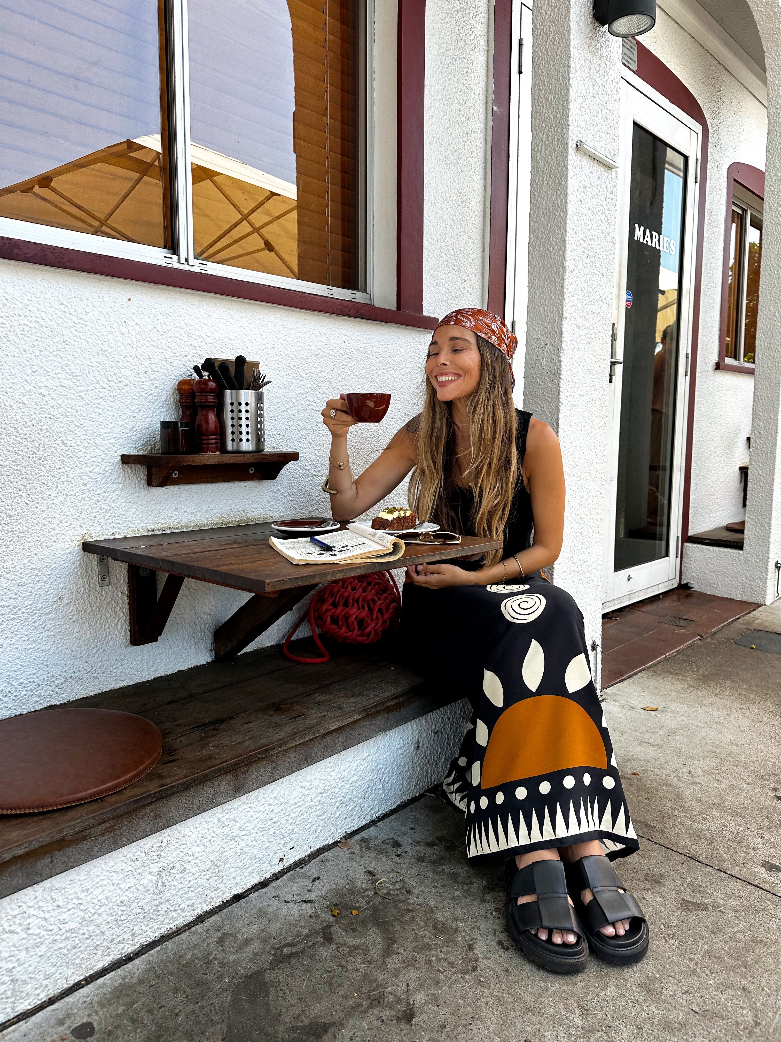 Solstice - Black Maxi Skirt