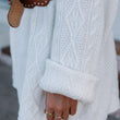 Load image into Gallery viewer, Rory Unisex Cable Knit Sweater - Antique White