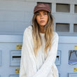 Load image into Gallery viewer, Rory Unisex Cable Knit Sweater - Antique White