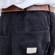 Load image into Gallery viewer, Miller - Textured Linen Pants - Washed Black