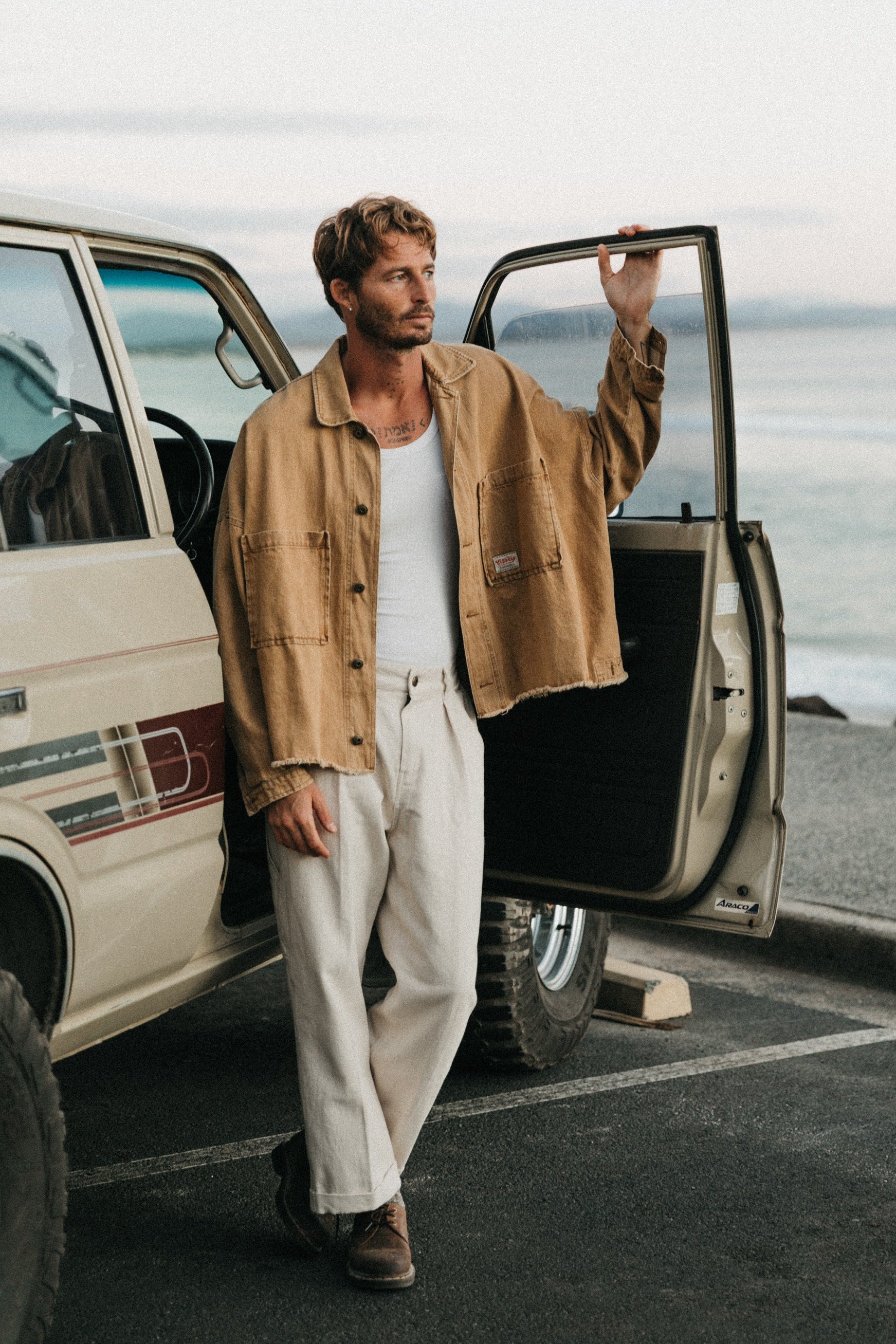 Weston Senfgelbe Jeansjacke