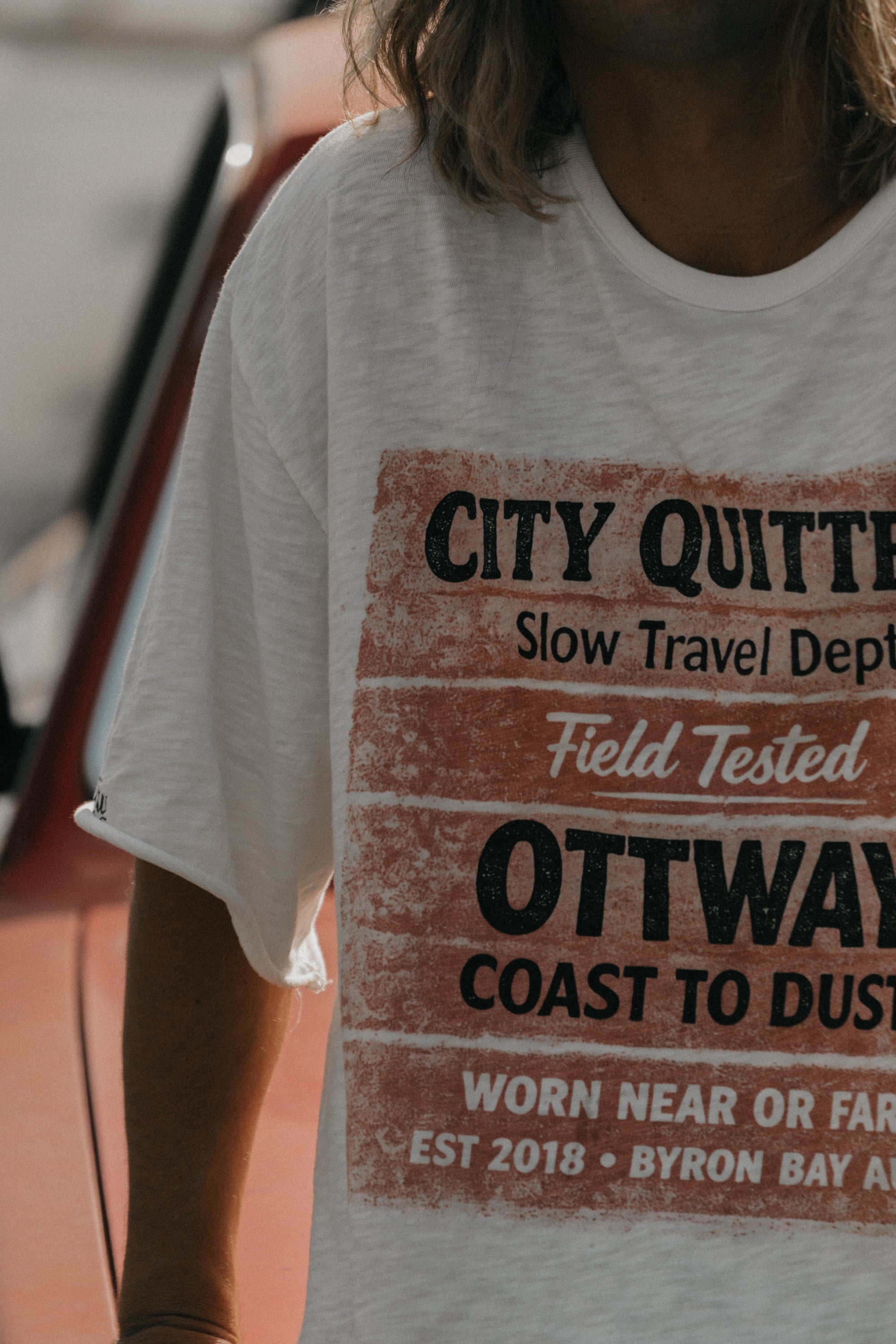 City Quitters Oversized T-Shirt - White