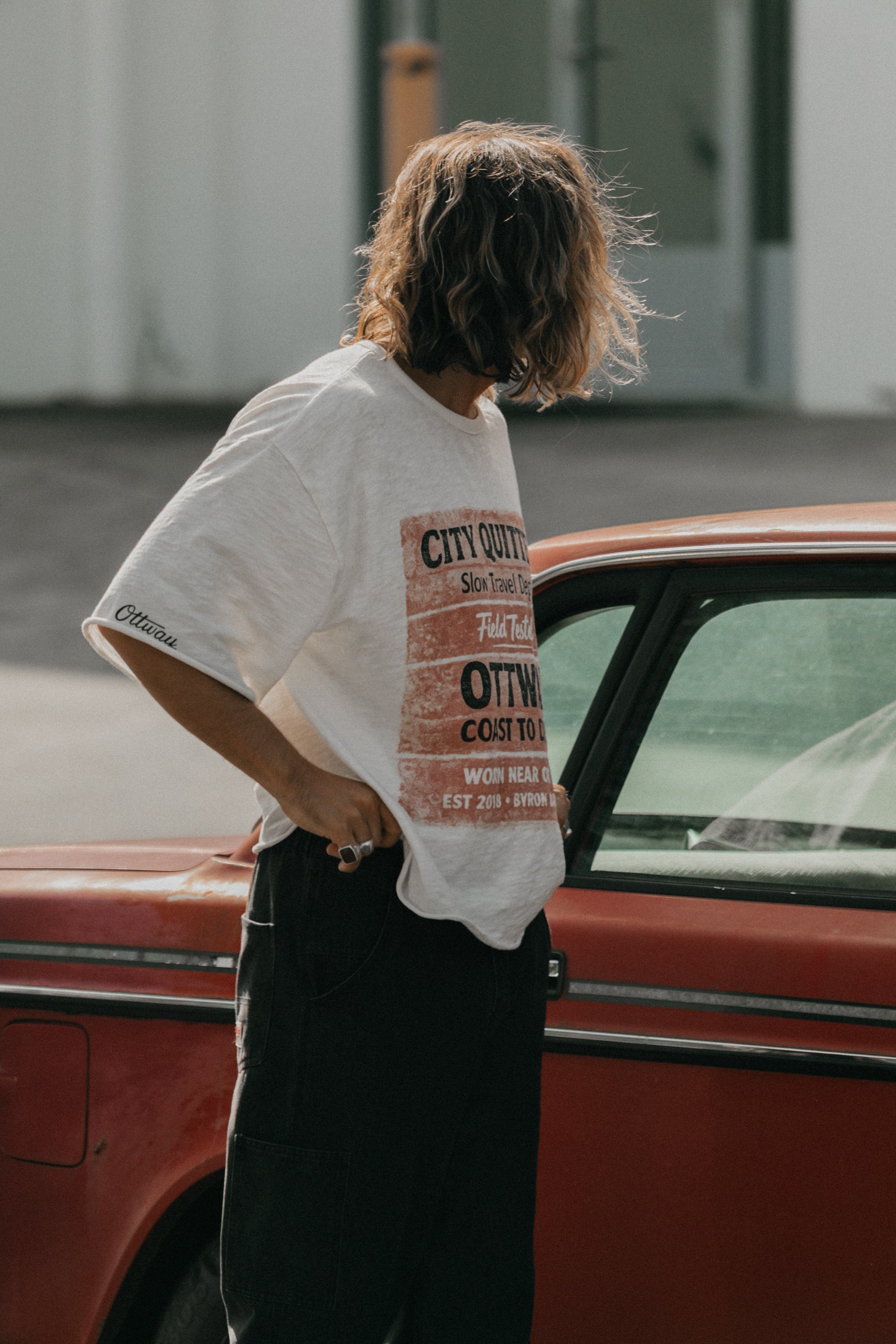 City Quitters Oversized T-Shirt - White