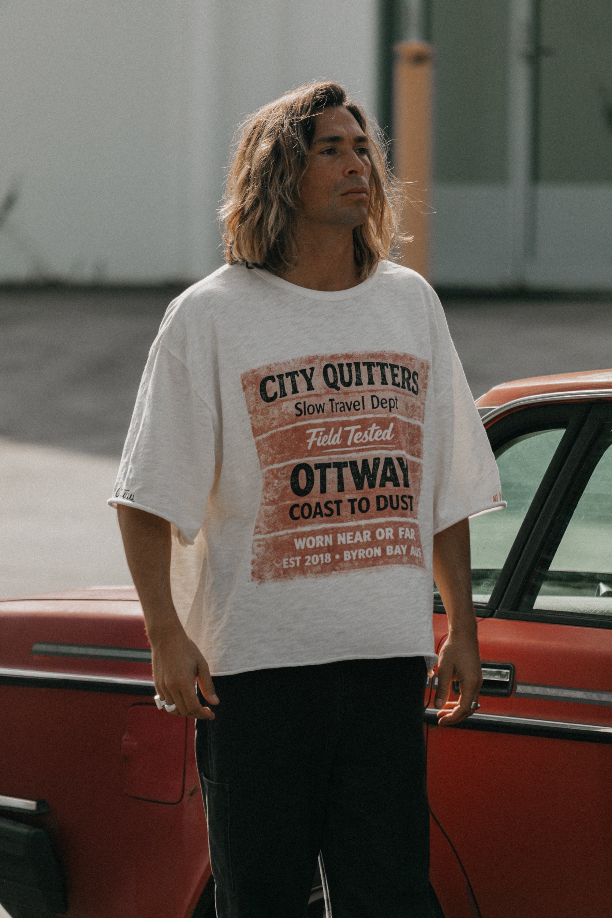 City Quitters Oversized T-Shirt - White