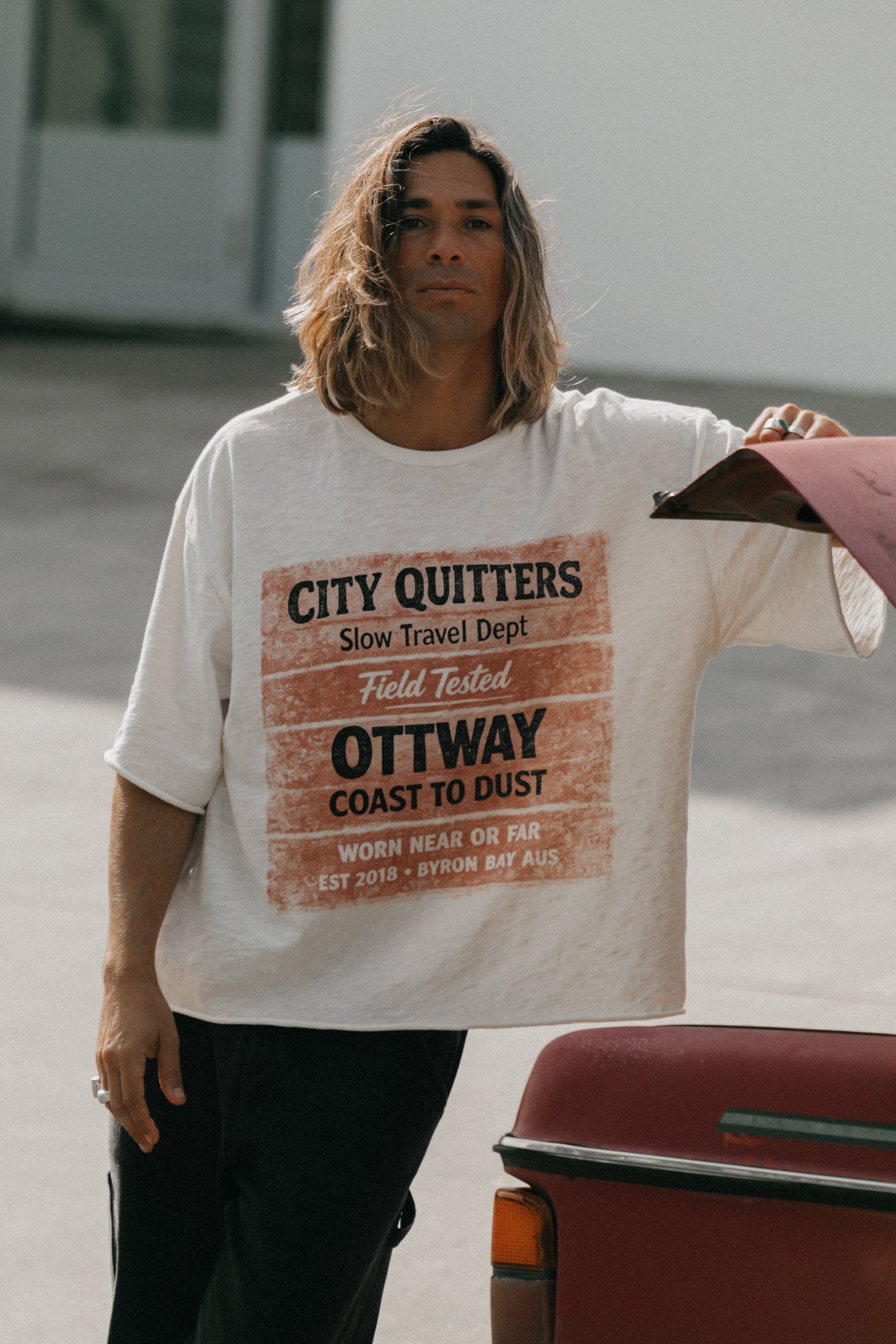 City Quitters Oversized T-Shirt - White