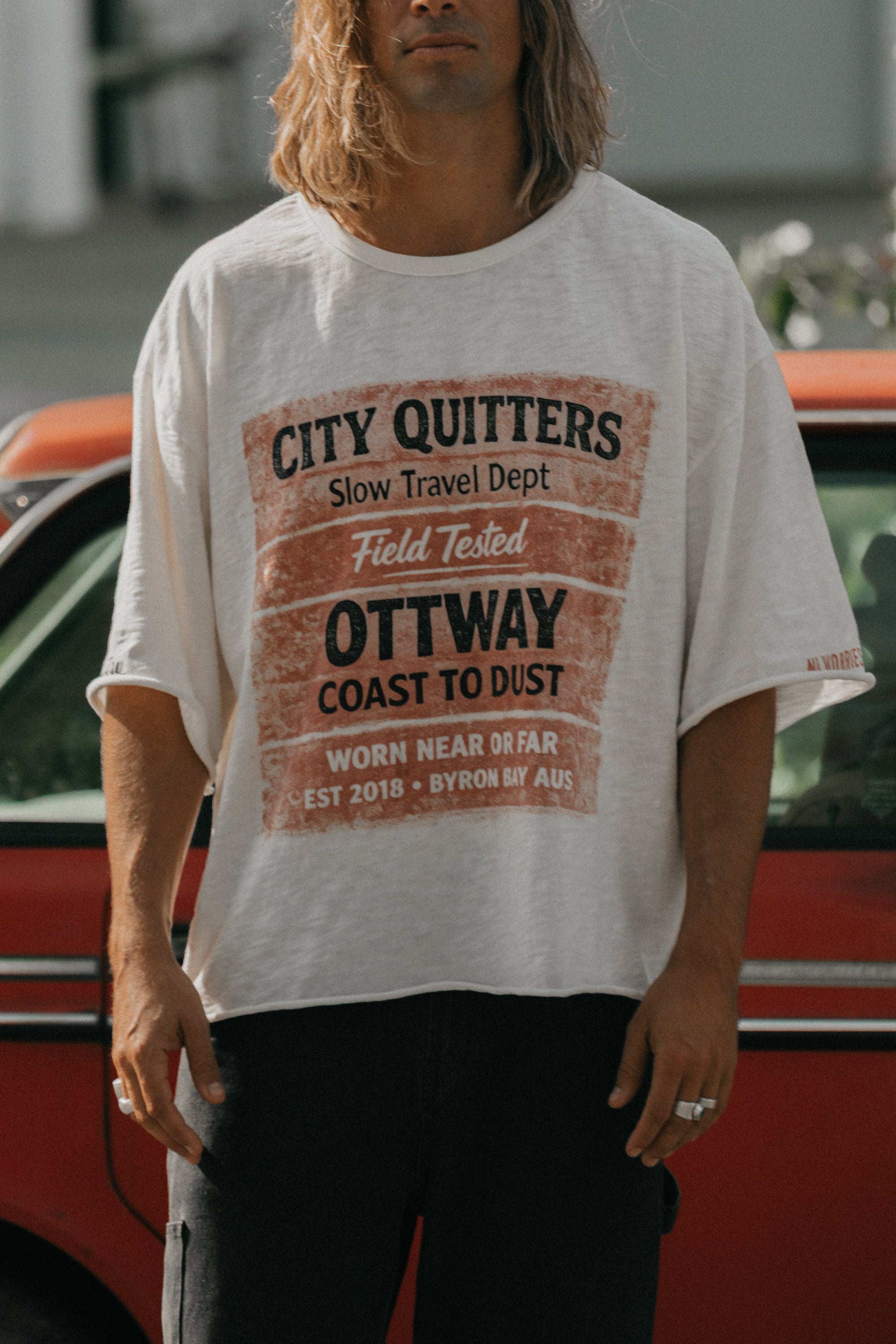 City Quitters Oversized T-Shirt - White
