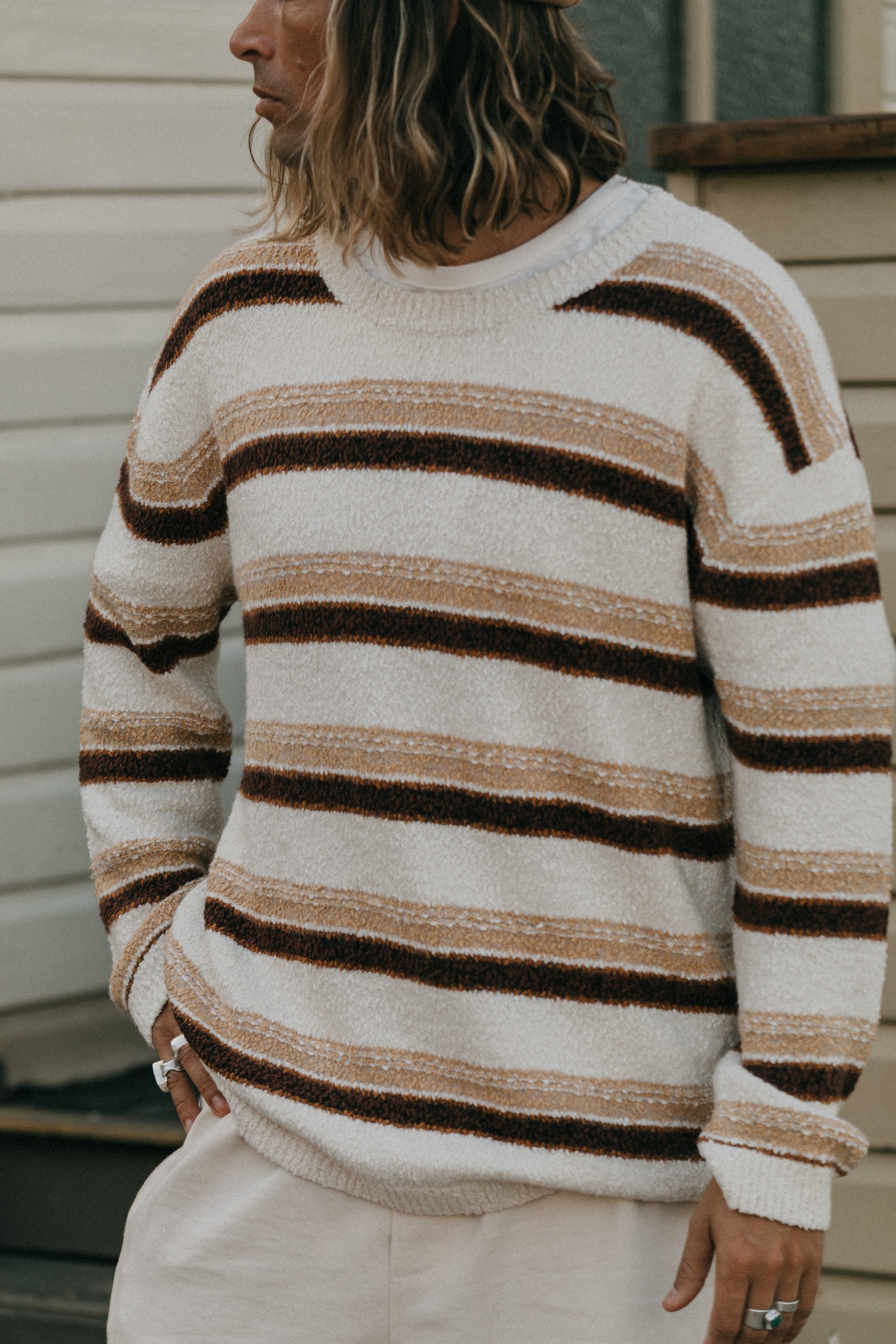 Sundance Striped Knit - Cream