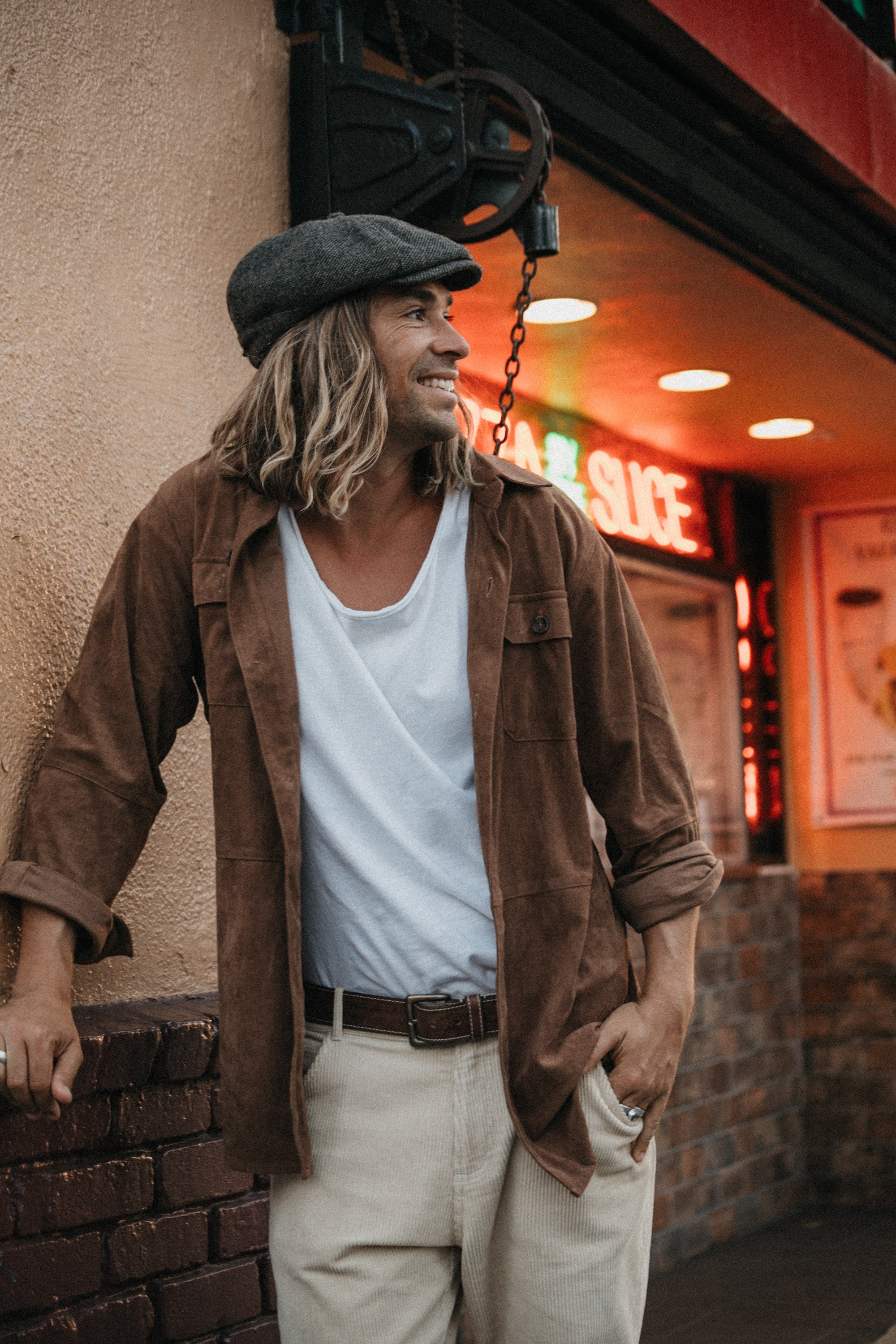 New Federal - Suede Long Sleeve Shirt/Jacket