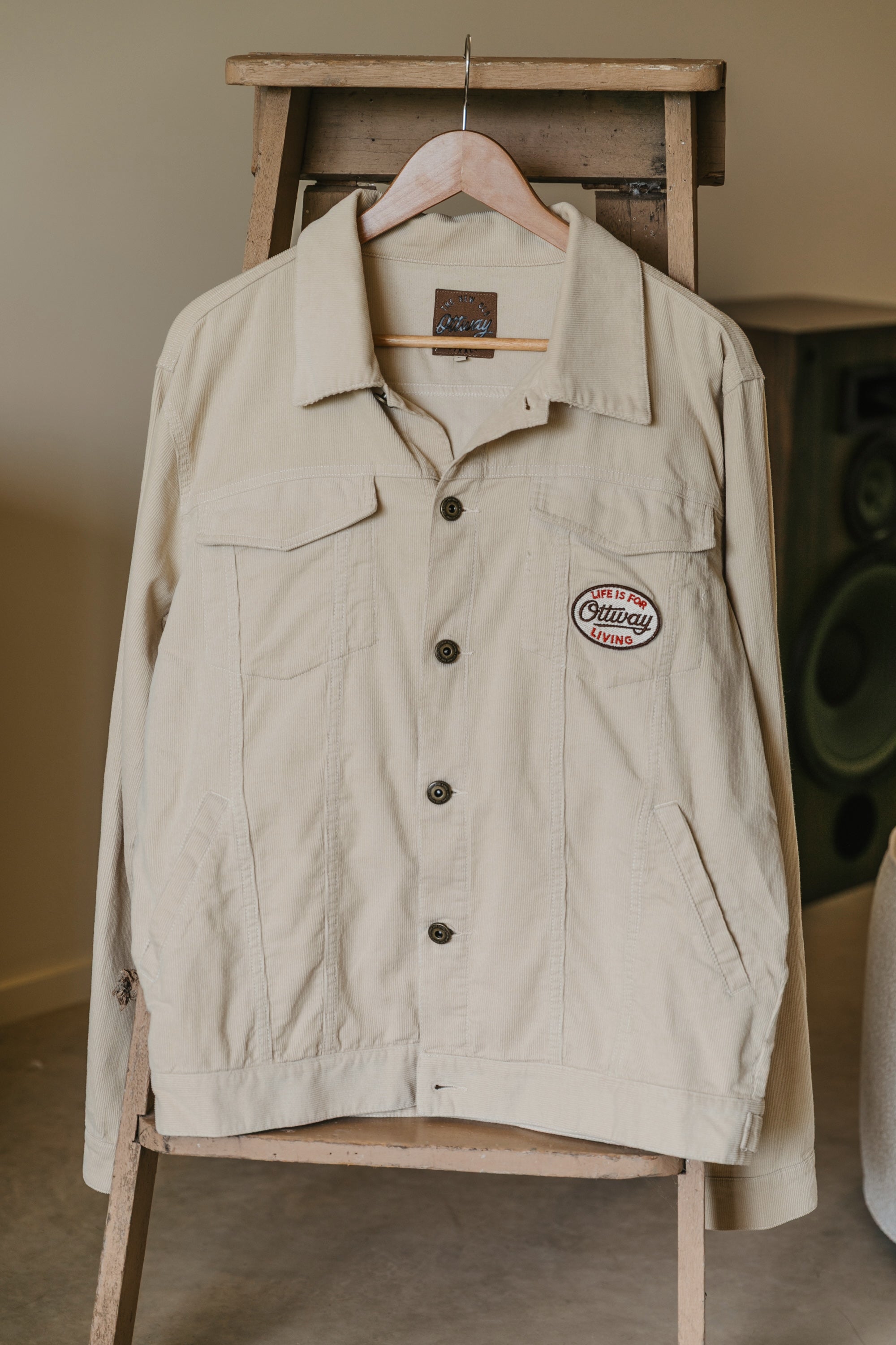 Lowkey Corduroy Jacket - Cream