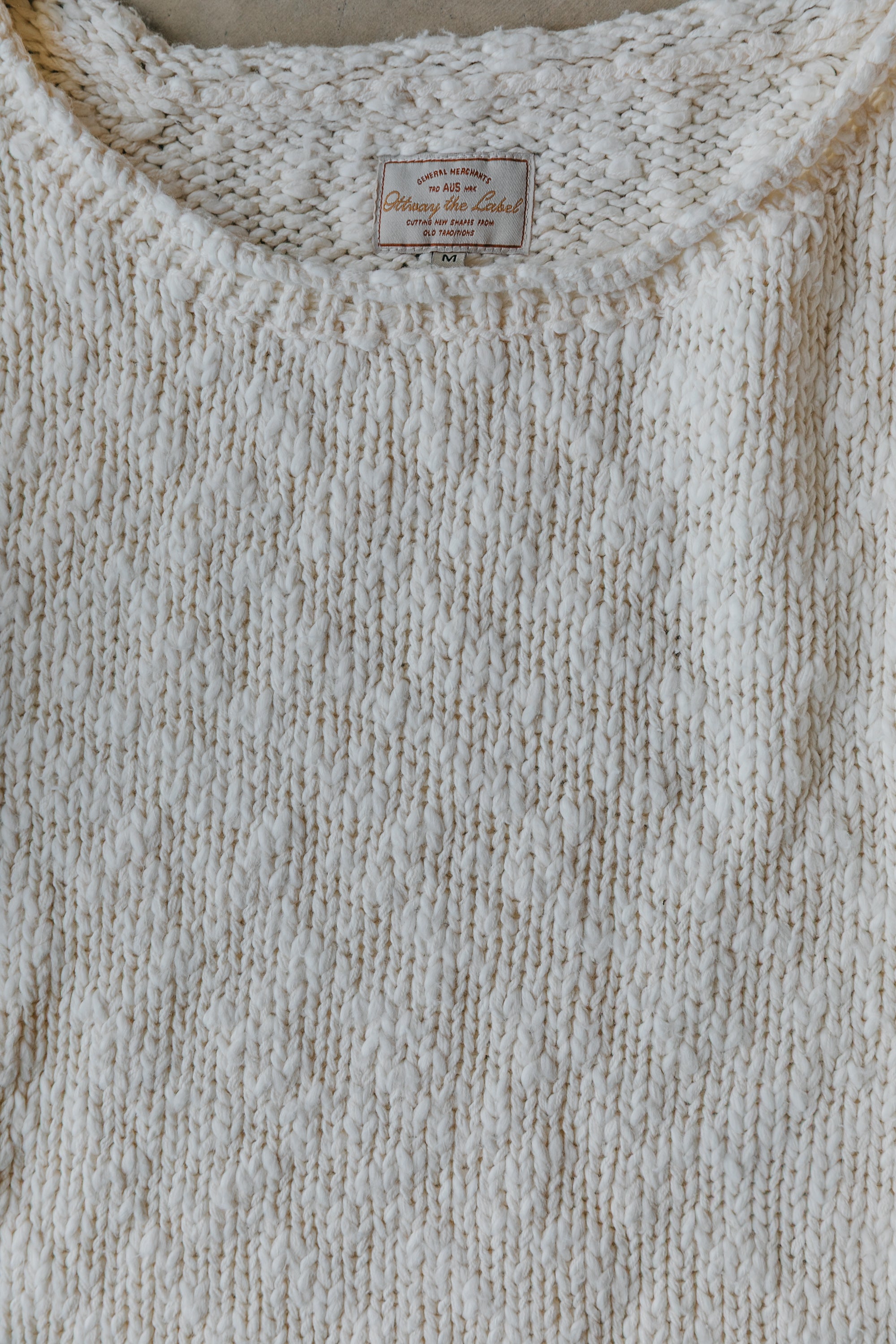 Sierra Wide-Neck Knit - Natural White