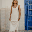 Load image into Gallery viewer, Amal - Beige Textured Dress