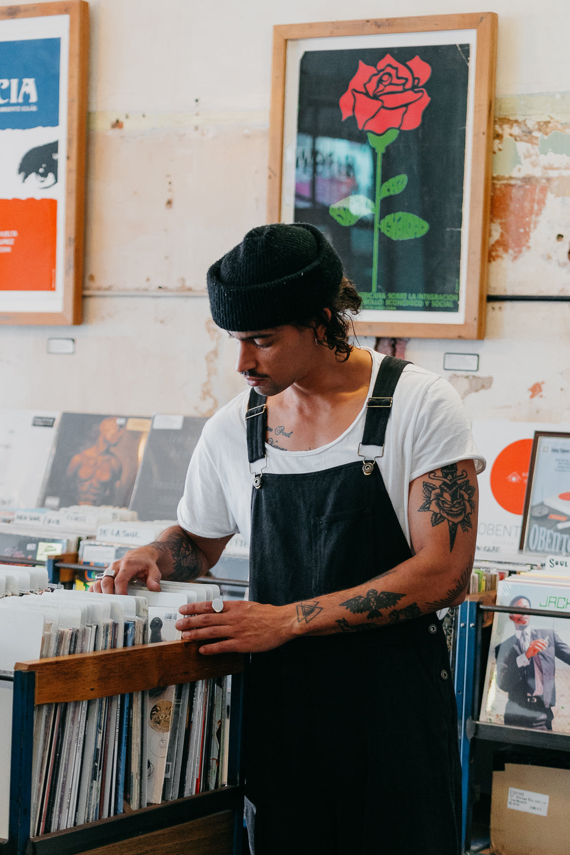 JACKS - Washed Black Overalls