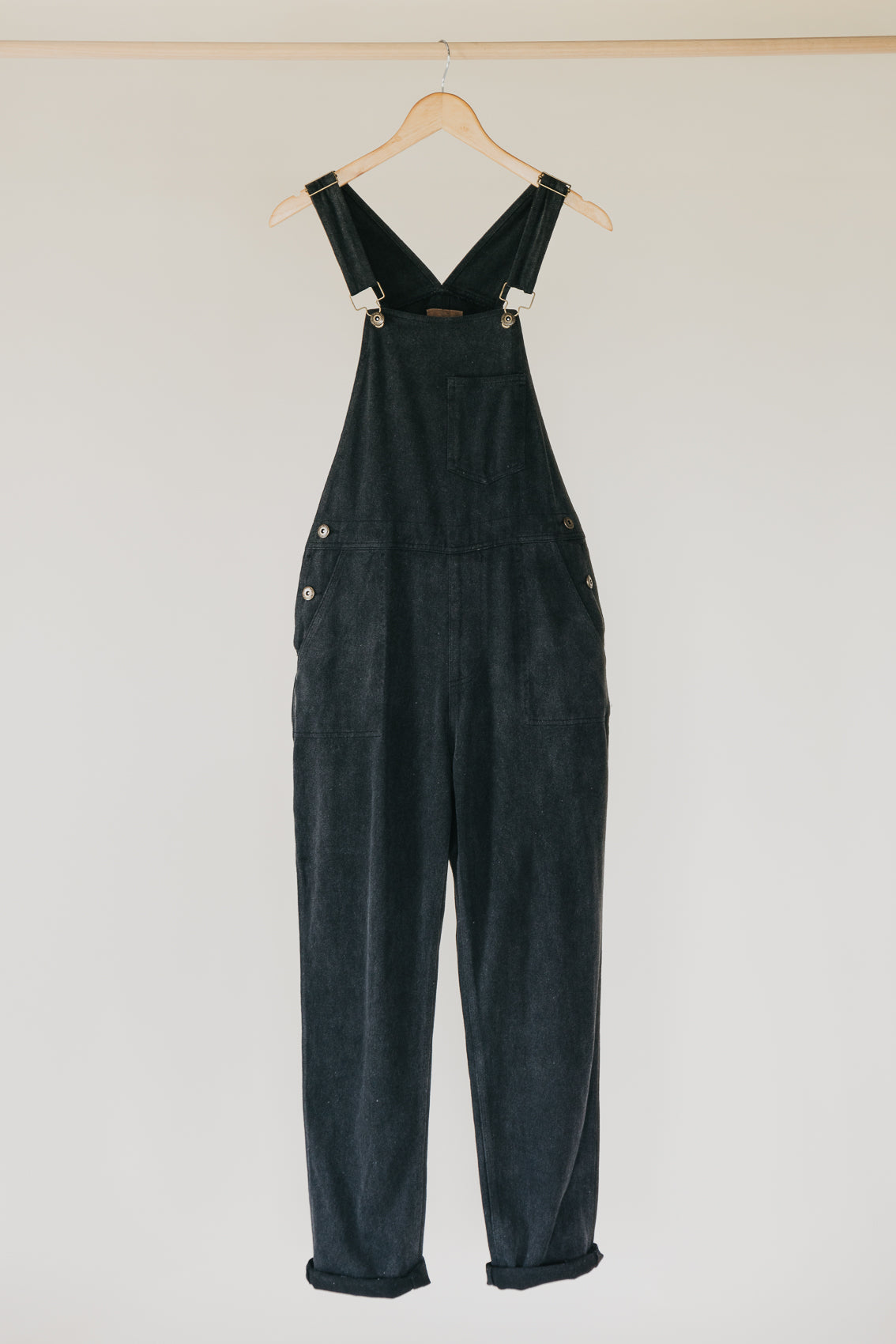 JACKS - Washed Black Overalls