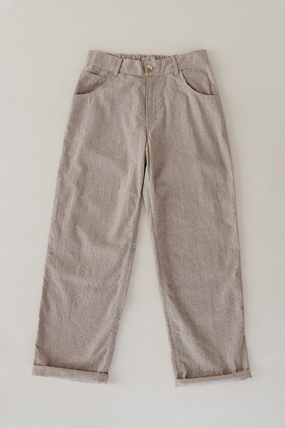 Ziggy - Unisex Striped Textured Pants