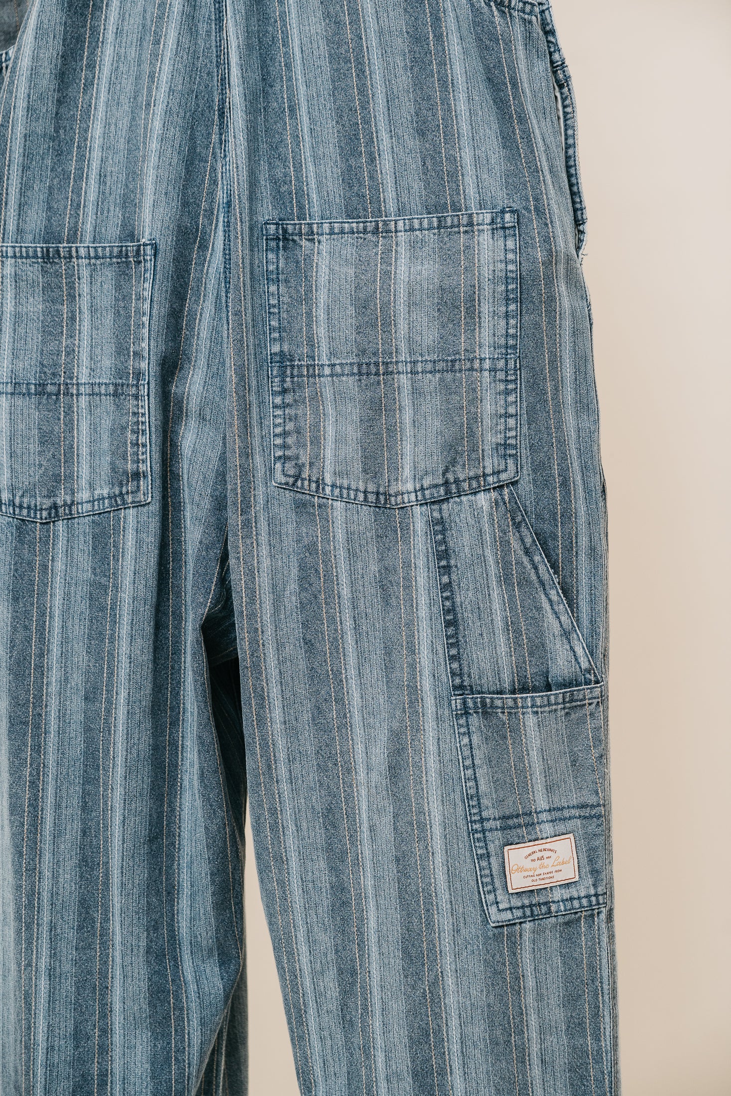 Jagger - Washed Denim Overalls
