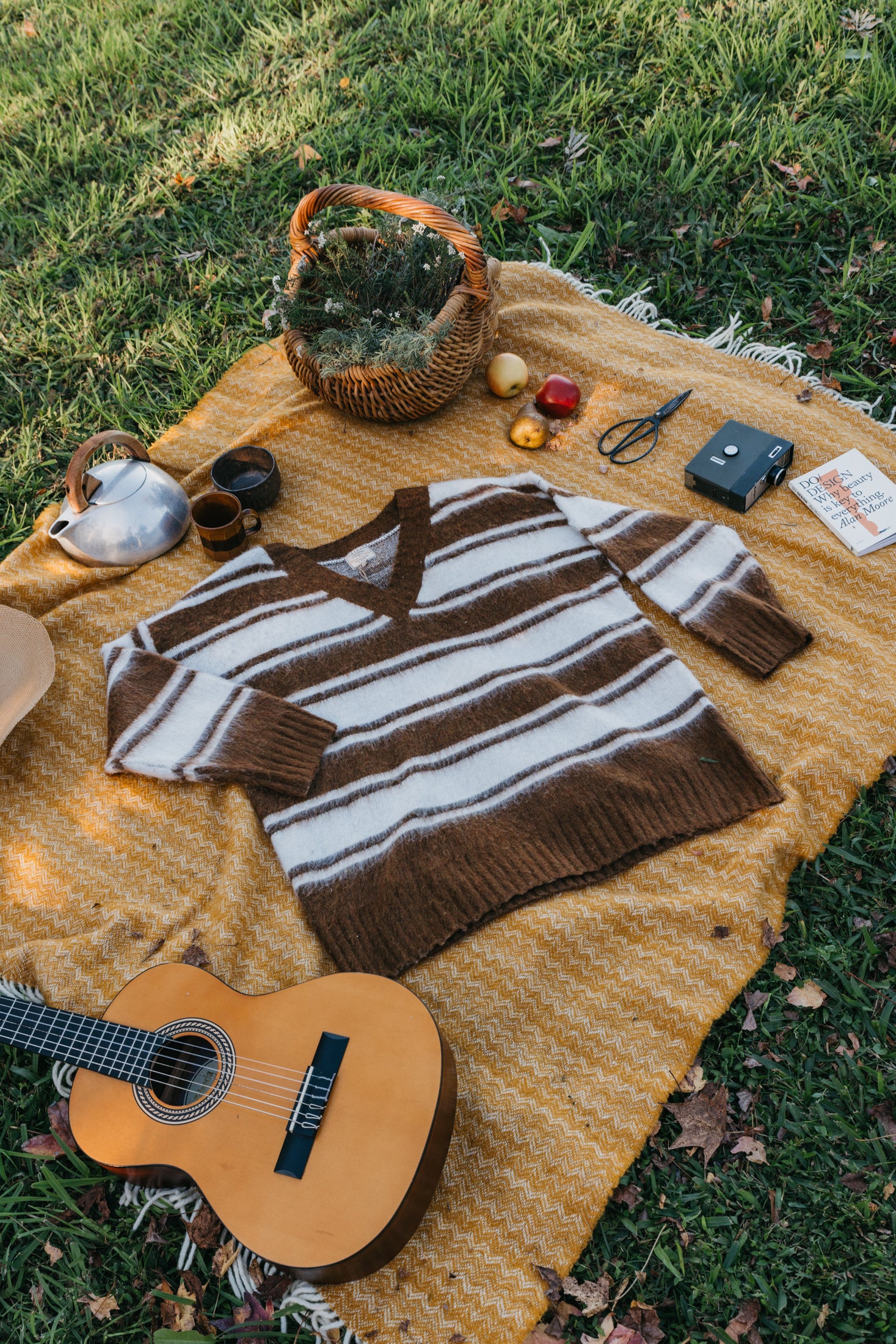 Wilde - Fluffy V-Neck Oversized Jumper