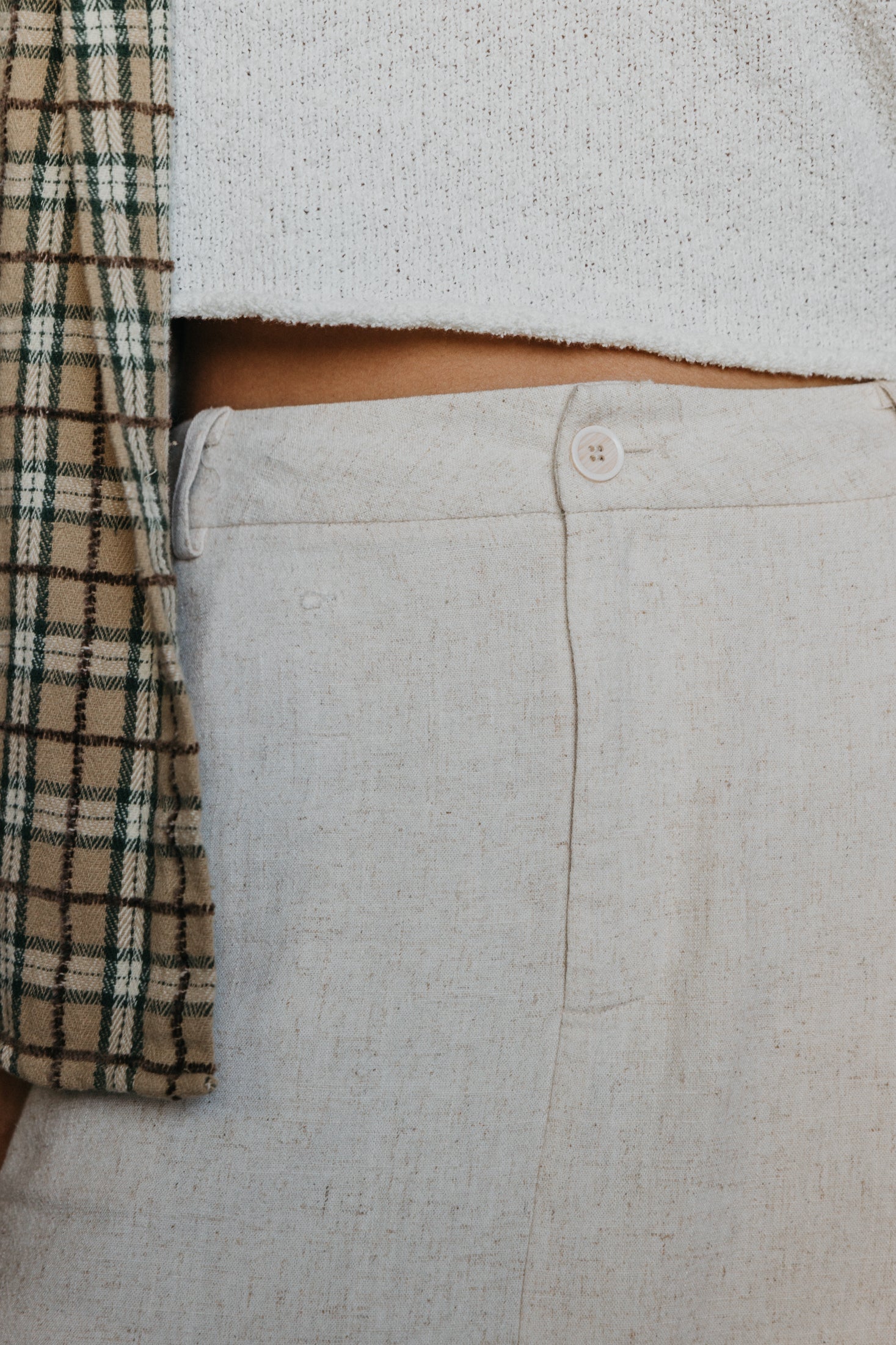 Klara - Beige Maxi Skirt