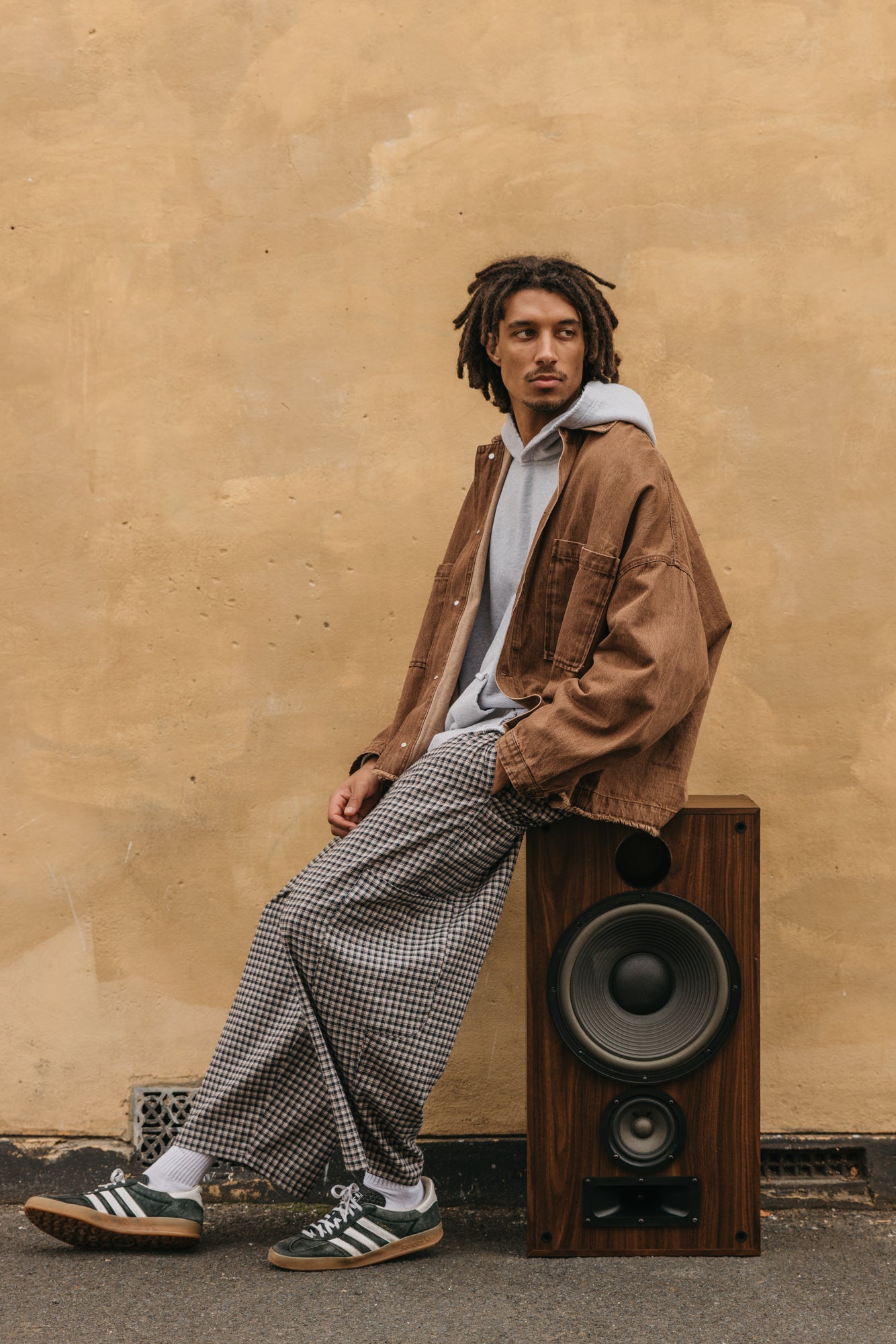 Chef Ottway Pants - Blue and Cream Plaid