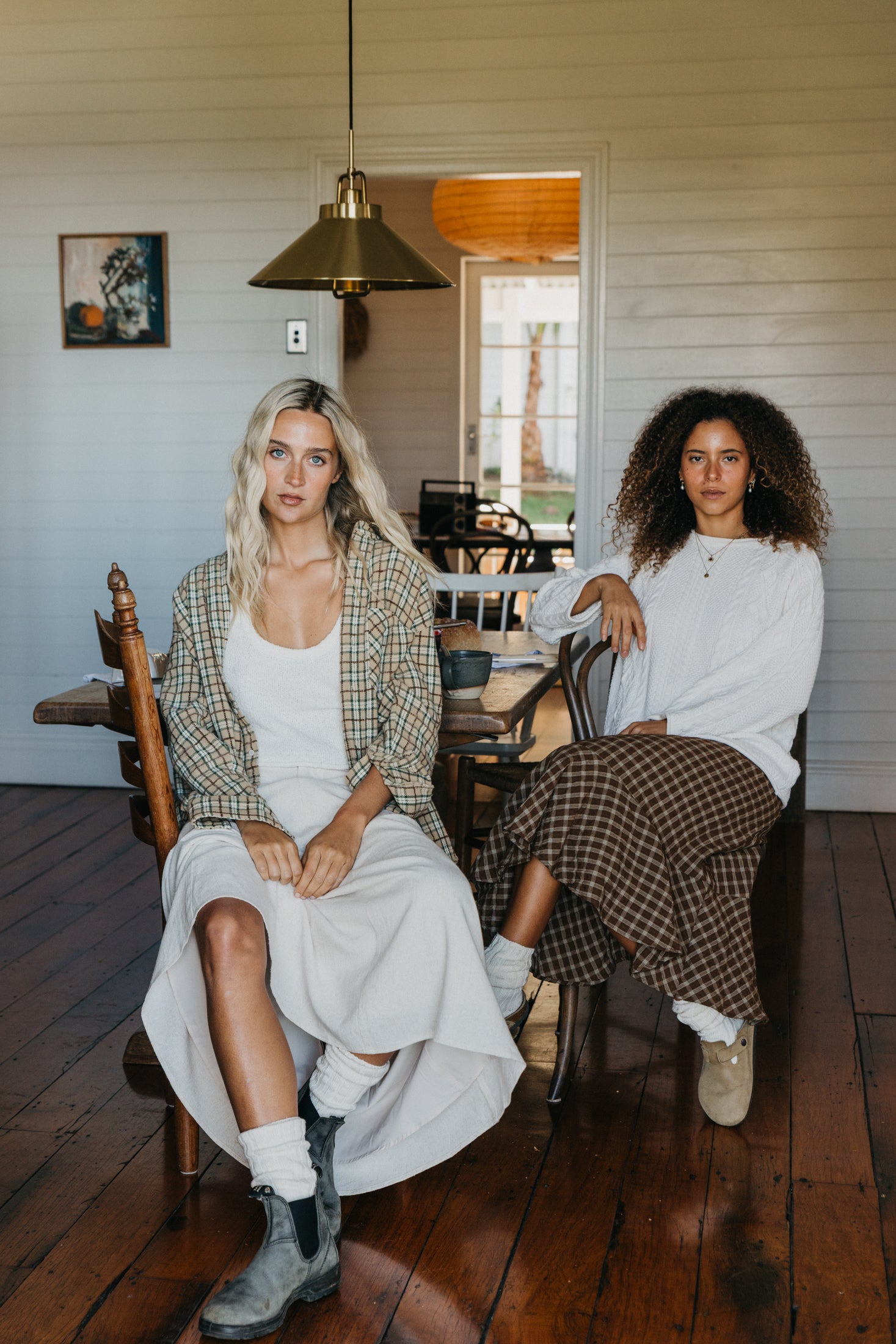 Klara - Beige Maxi Skirt