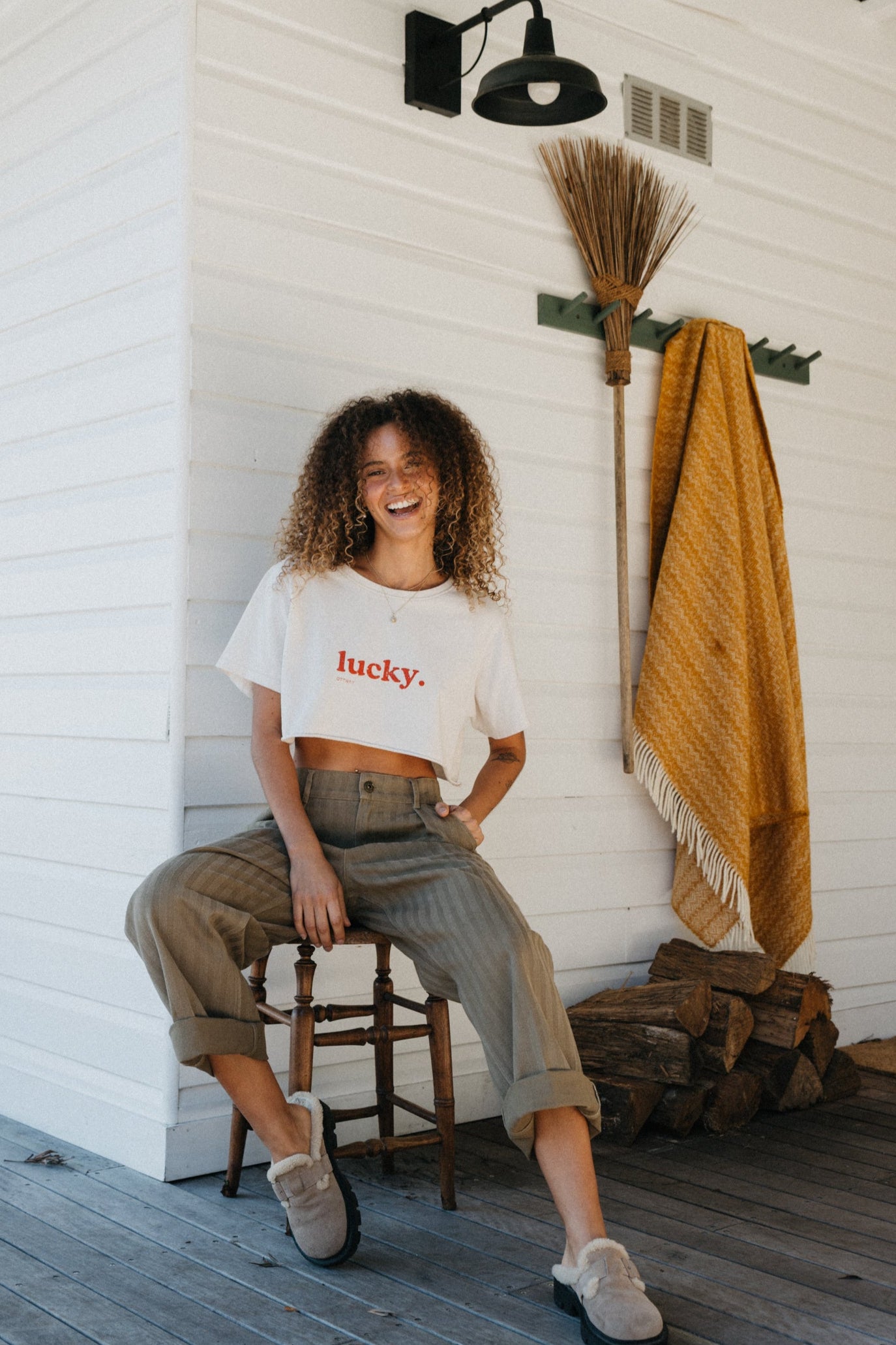 Ben Roy - Unisex Baggy Pleated Pants - Washed Green