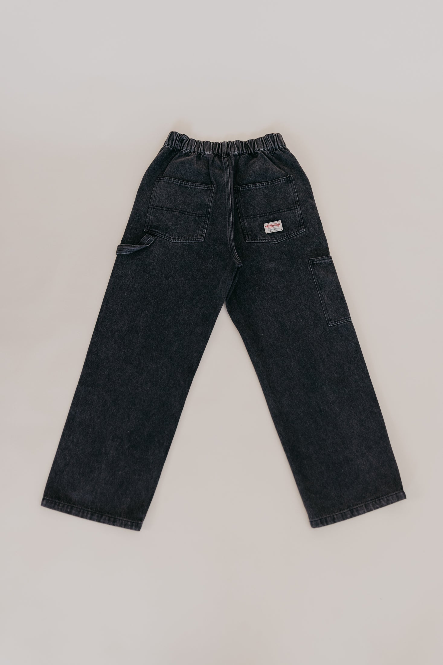 JMM Series - Black Washed Baggy Jeans