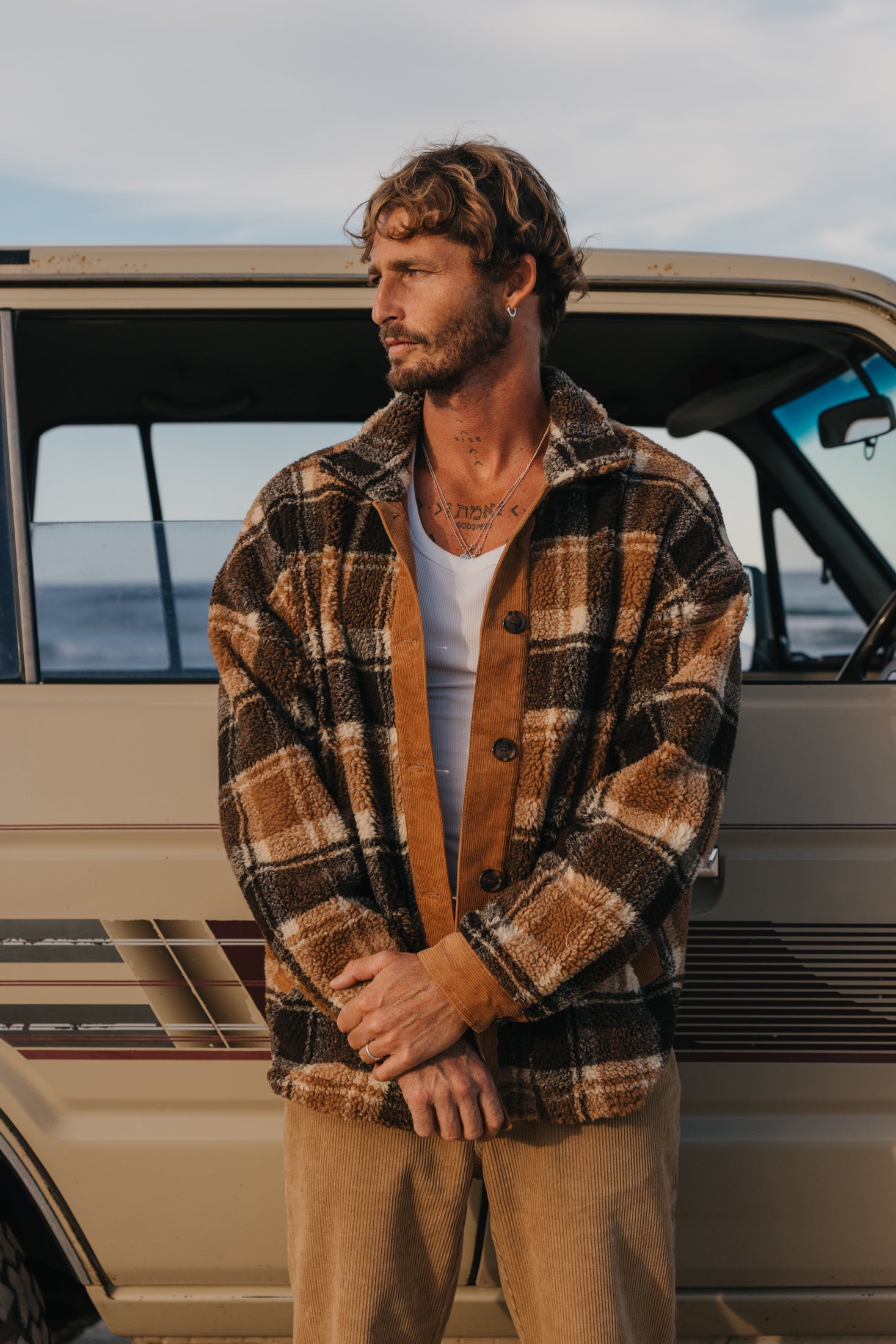 Foster - Flannel Sherpa Jacket