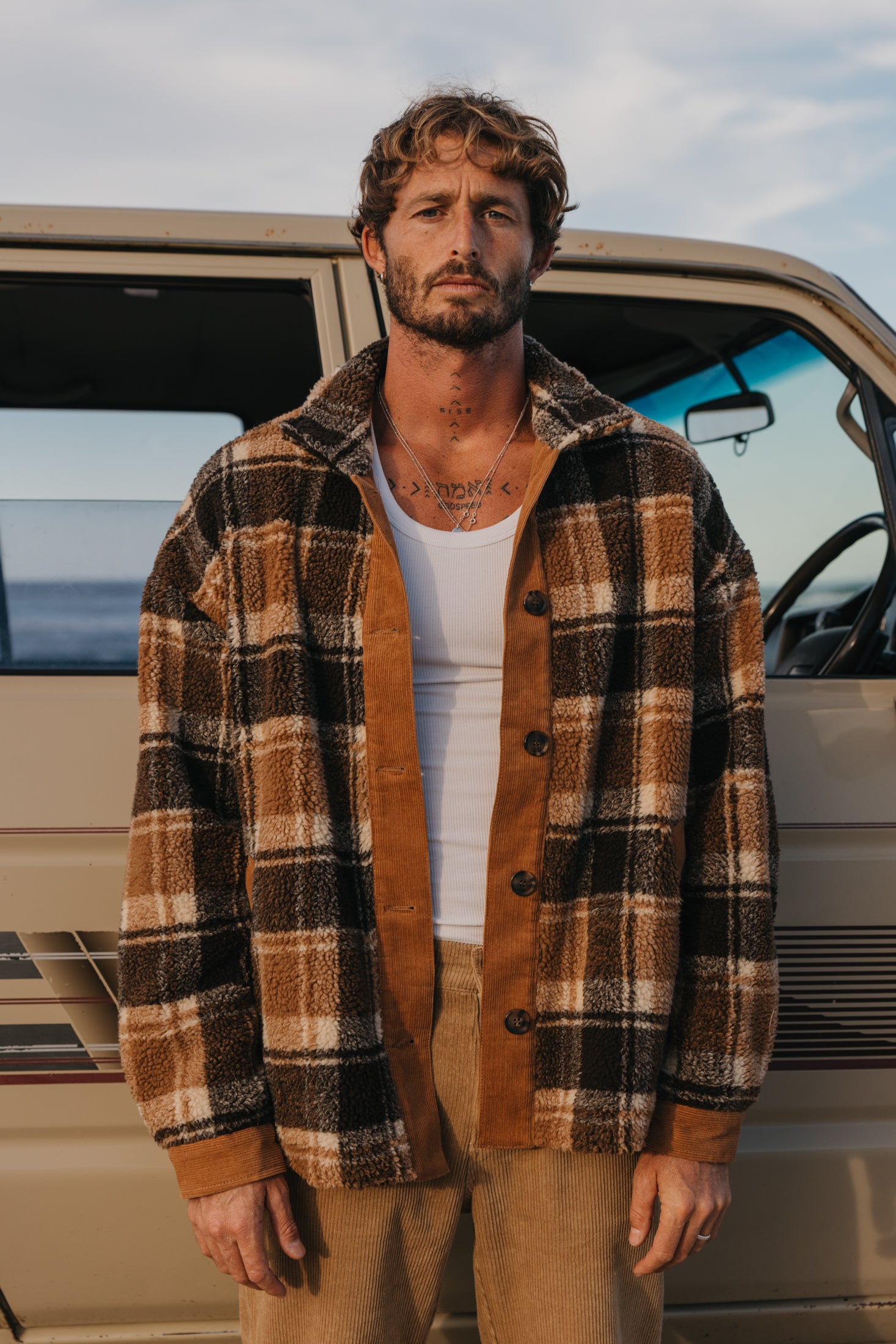 Foster - Flannel Sherpa Jacket