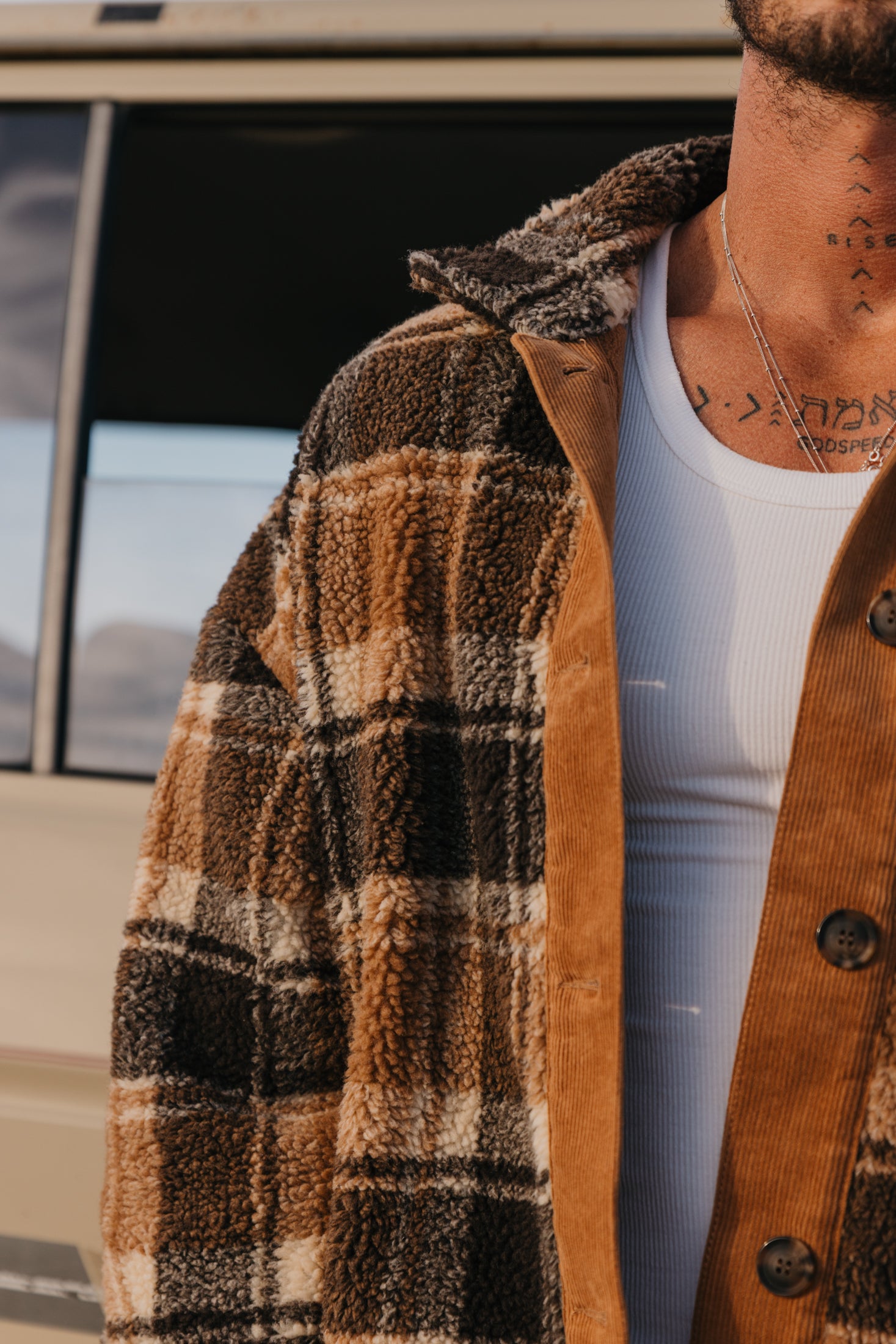 Foster - Flannel Sherpa Jacket