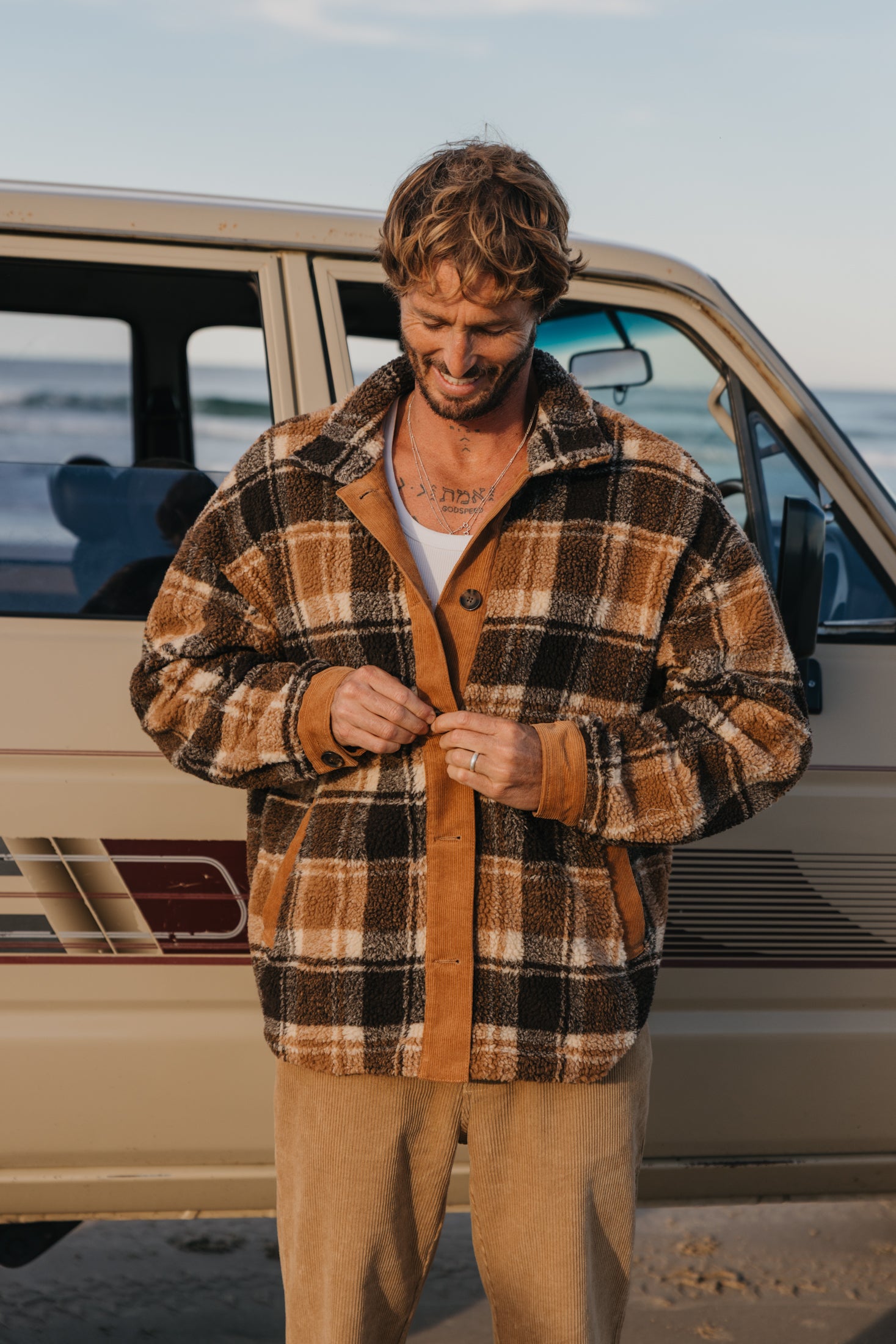Foster - Flannel Sherpa Jacket
