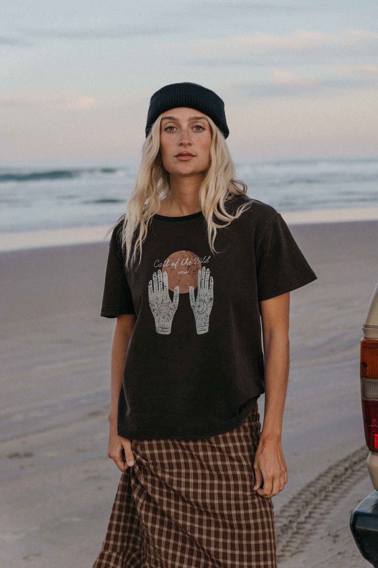 Call of the Wild T-Shirt - Washed Charcoal